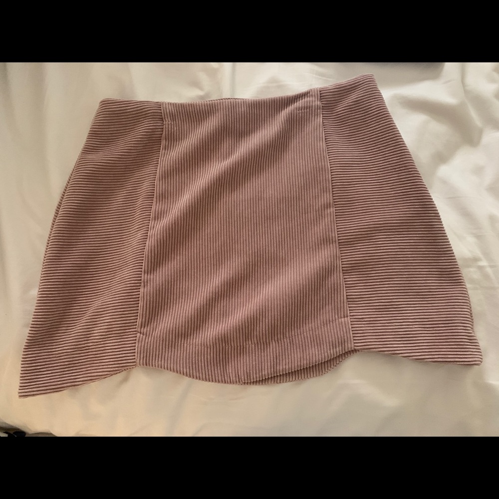 FAVLUX Pink Scallop Skirt